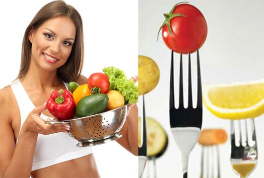 frukt och grönsaker för viktminskning