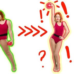 visualisering av att gå ner i vikt på en sexbladad diet